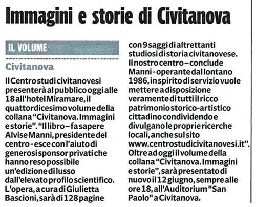 Dal Corriere Adriatico del 5 giugno 2010.