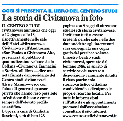 Dal Resto del Carlino del 5 gugno 2010.